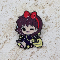 Anime Cat Elf Girl Alloy Enamel Brooch For Backpack