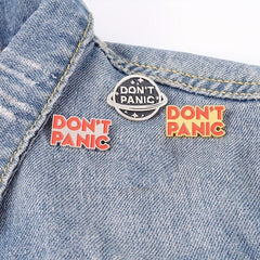 Planet Shaped Enamel Badges, Clothing Accessories for Men