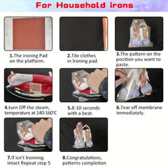 Men's DIY Clothes Heat Transfer Stickers Iron on Decal Patches