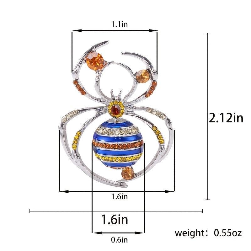 Spider Brooch Personality Collar Pin