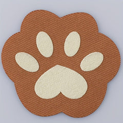 6pcs Dog Paw Print Iron On Patches Embroidered Applique DIY Crafts