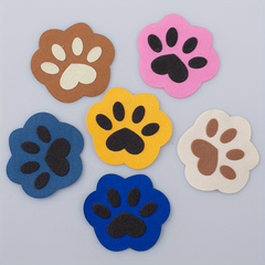 6pcs Dog Paw Print Iron On Patches Embroidered Applique DIY Crafts