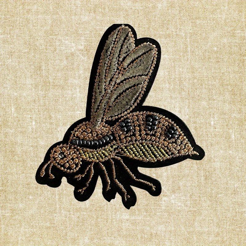 Bee Iron on Embroidery For Clothing Decoration
