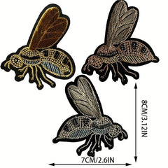 Bee Iron on Embroidery For Clothing Decoration
