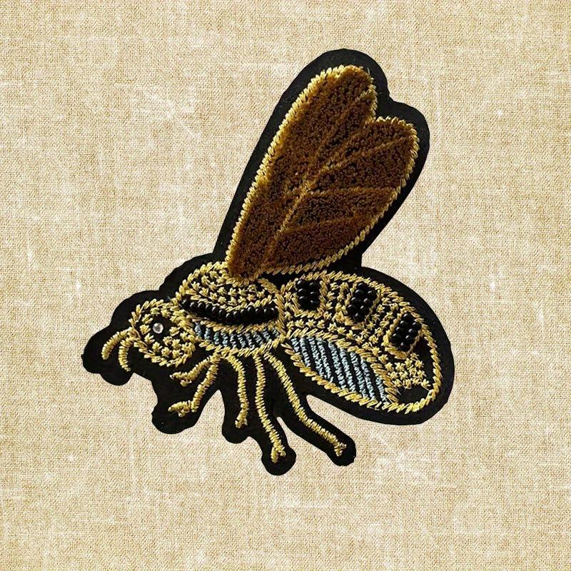 Bee Iron on Embroidery For Clothing Decoration