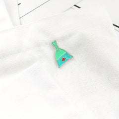 Koi In Bag Enamel Pin With Safety Backing