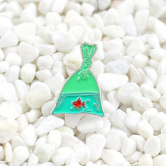 Koi In Bag Enamel Pin With Safety Backing