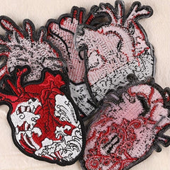 8pcs Heart DIY Patch for Clothes Backpack Hat Boys Accessorie