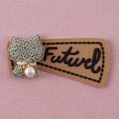 3PCS 3D Printing Letter Cloth Stickers For Girls