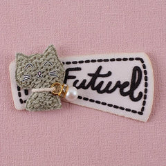 3PCS 3D Printing Letter Cloth Stickers For Girls