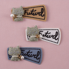 3PCS 3D Printing Letter Cloth Stickers For Girls