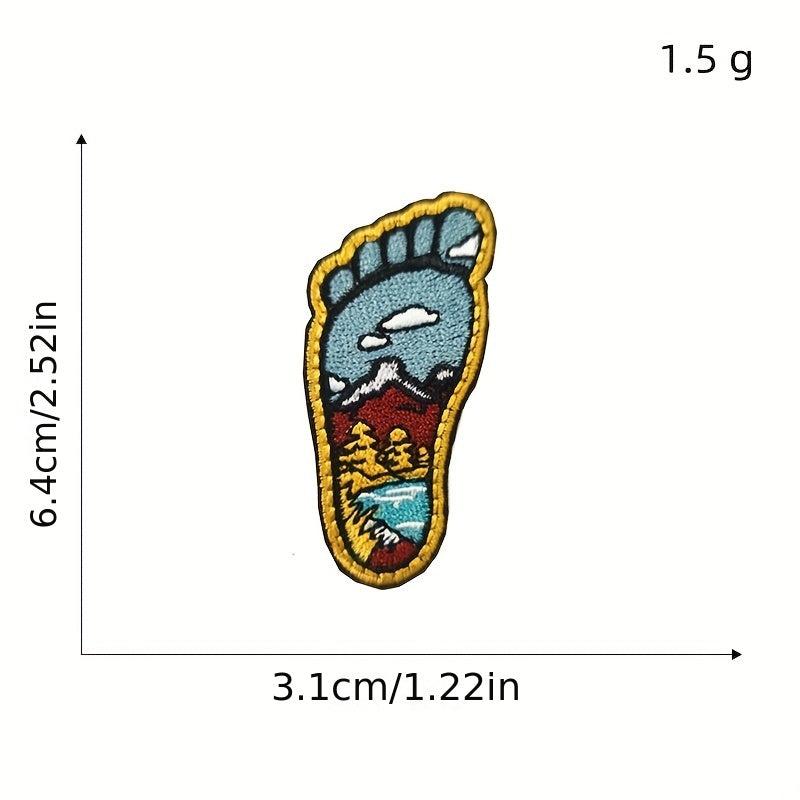 16pcs Iron On Patches Embroidered Applique DIY Crafts For Clothing Jacket Jeans