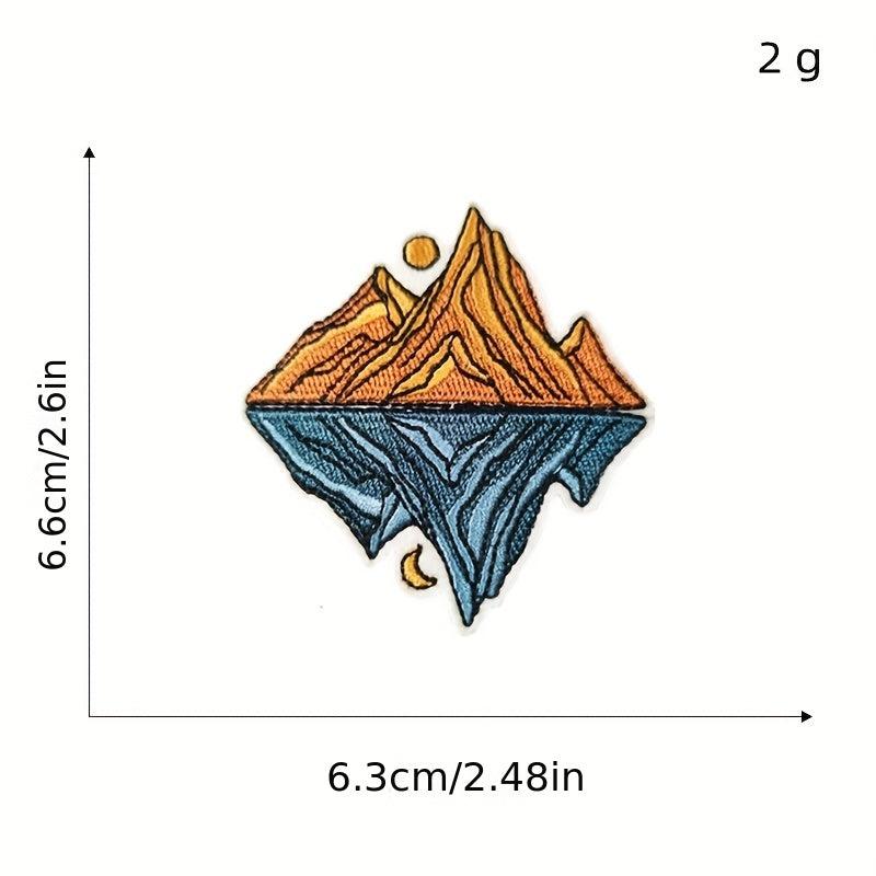 16pcs Iron On Patches Embroidered Applique DIY Crafts For Clothing Jacket Jeans