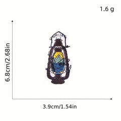 16pcs Iron On Patches Embroidered Applique DIY Crafts For Clothing Jacket Jeans