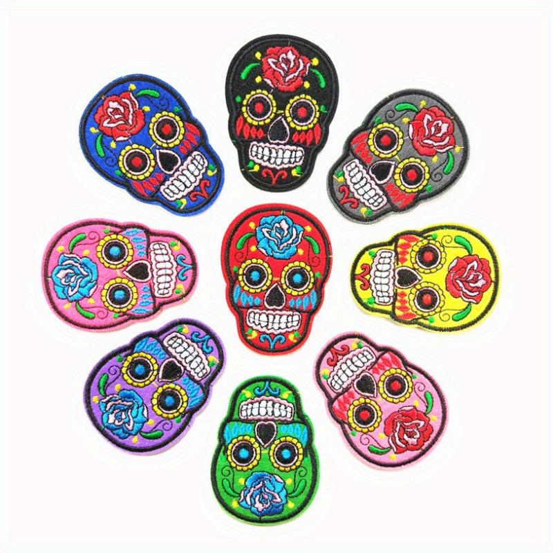 9pcs Embroidered Patch Sew On Applique for Clothing Jeans Pants Dress Backpack