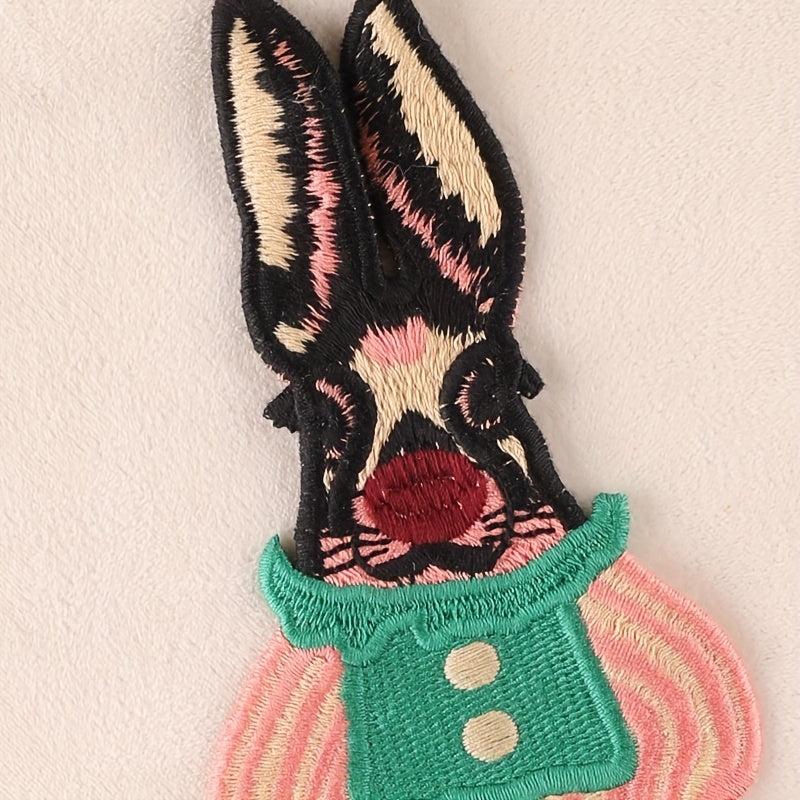 Creative Rabbit Embroidery DIY Patch for Clothes Backpack Hat