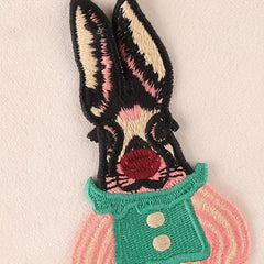 Creative Rabbit Embroidery DIY Patch for Clothes Backpack Hat