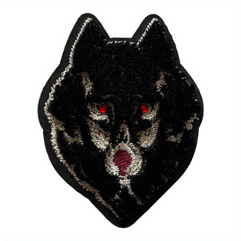 Fierce Animal Iron on Embroidery Patches