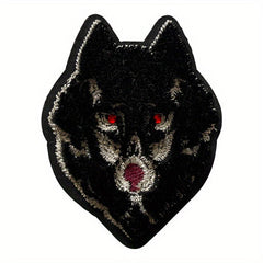 Fierce Animal Iron on Embroidery Patches