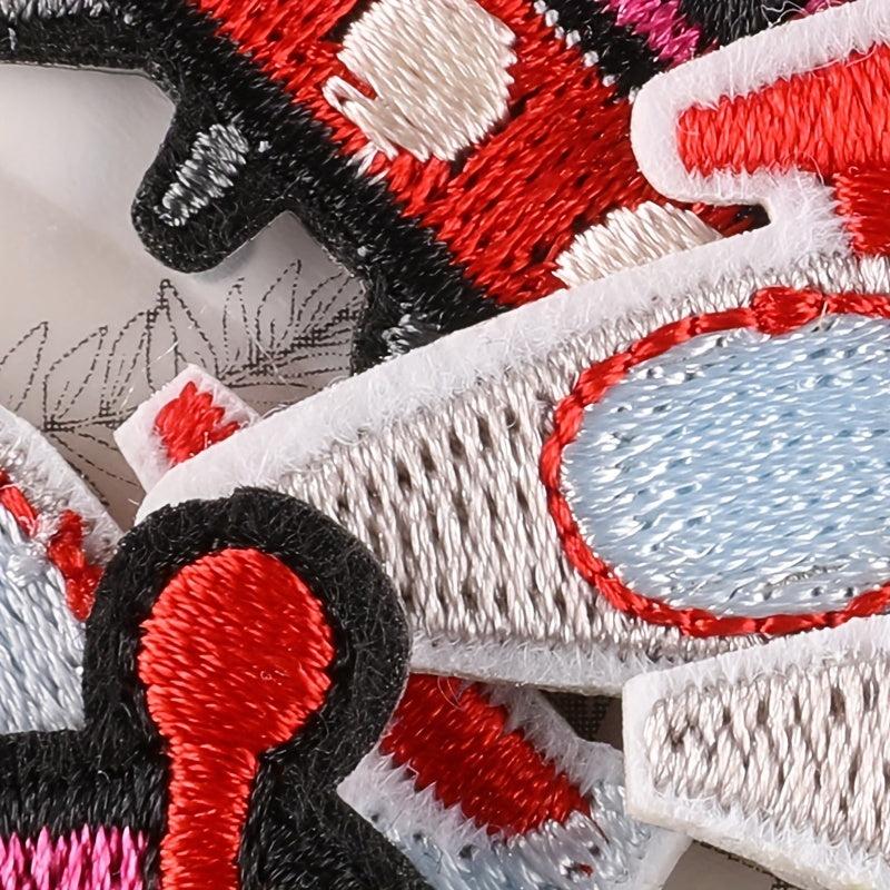 Rocket Spaceship Embroidery DIY Patch for Clothes Backpacks