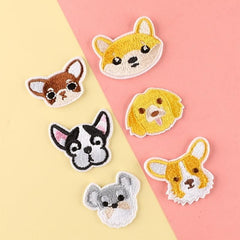 6pcs Animal Embroidery Patches DIY Clothes Accessories