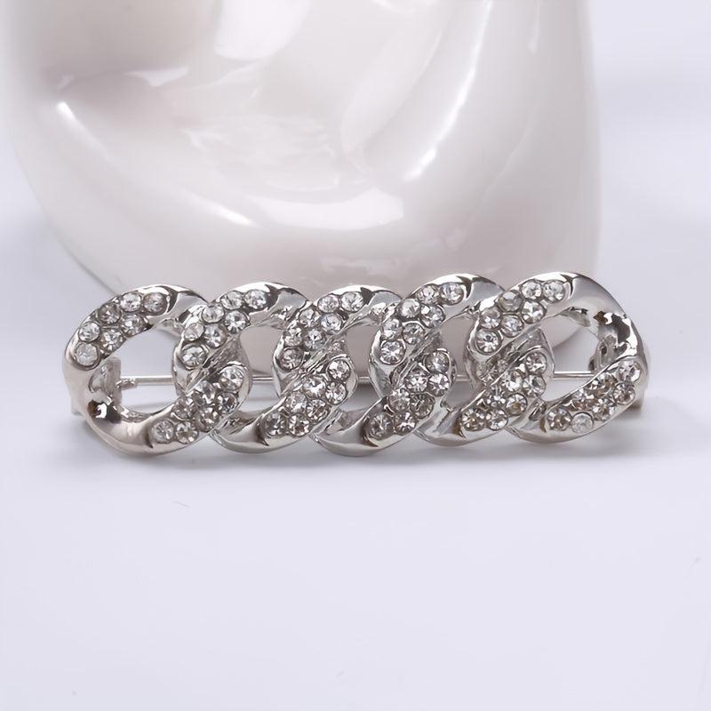 Men's Rhinestone Alloy Pin
