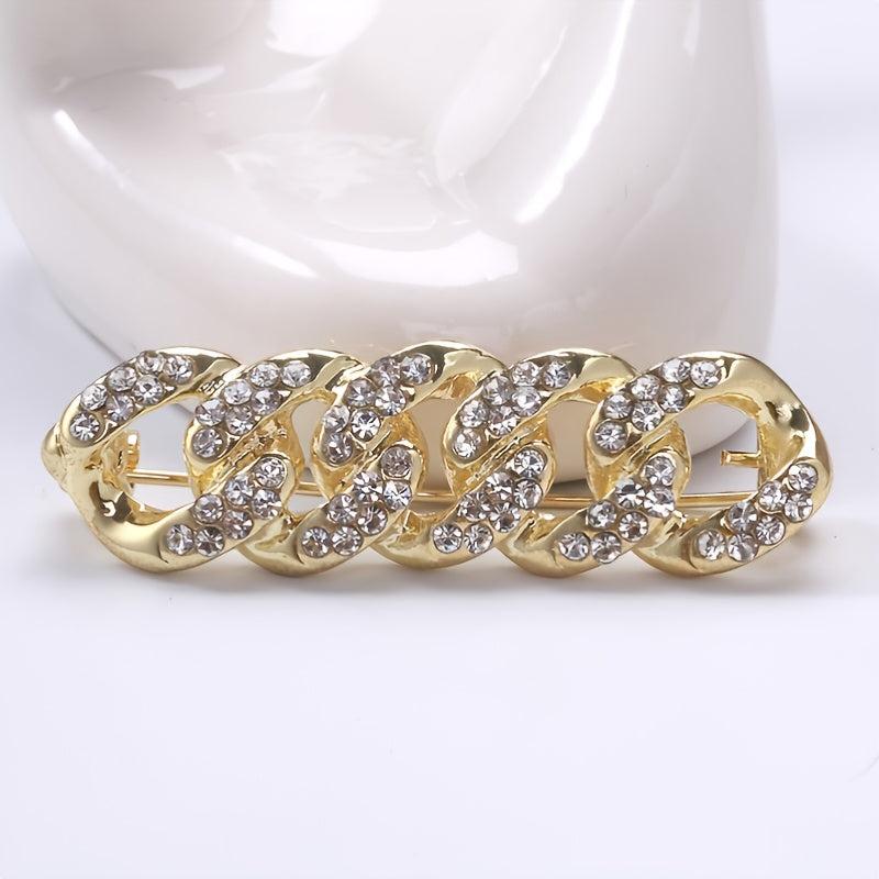 Men's Rhinestone Alloy Pin