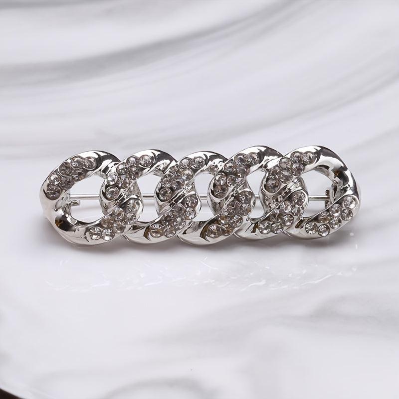 Men's Rhinestone Alloy Pin