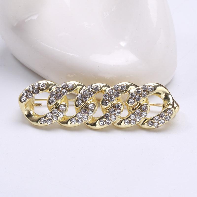 Men's Rhinestone Alloy Pin