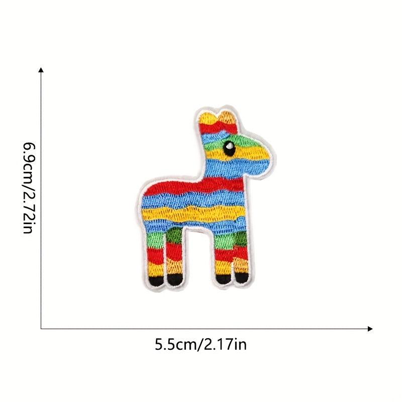 8pcs Mexico Style Iron On Patches Sew On Embroidered