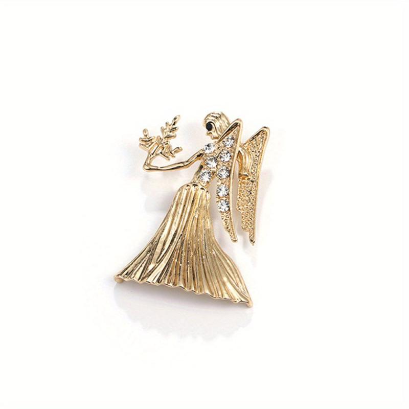Animal Alloy Rhinestone Corsage Pin Brooch For Men