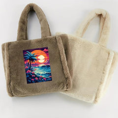 Seaside Sunset Sublimation Film for Men Clothes Bags Pillow