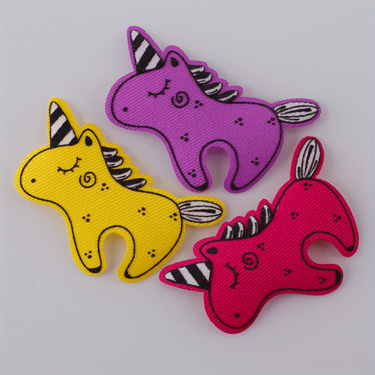 3pcs DIY 3D Printing Animal Cloth Stickers for Kids Clothing Decoration