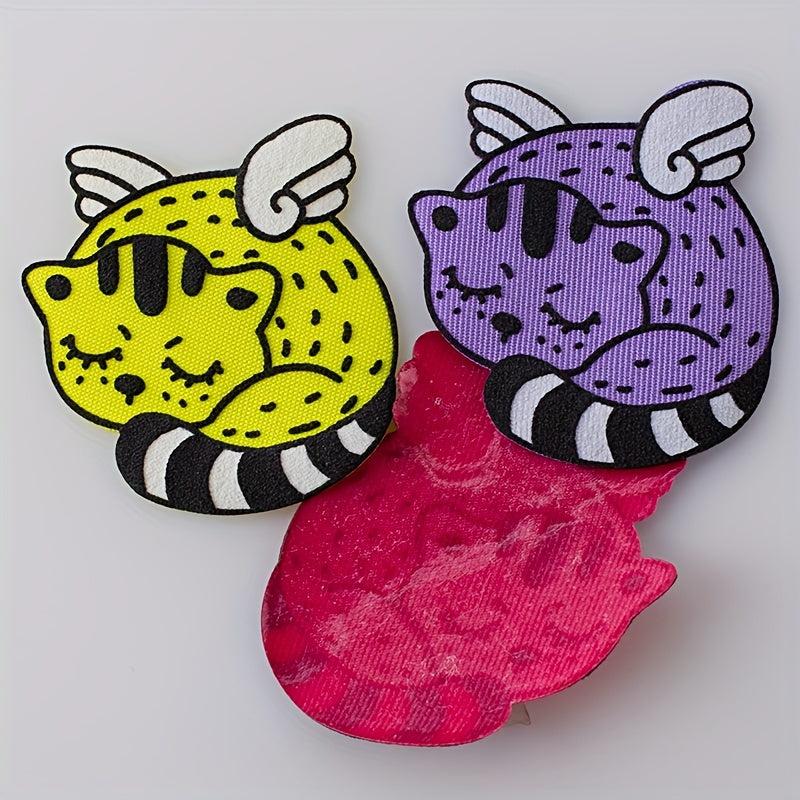 3pcs DIY 3D Animal Cloth Stickers for Kids Costume Decoration