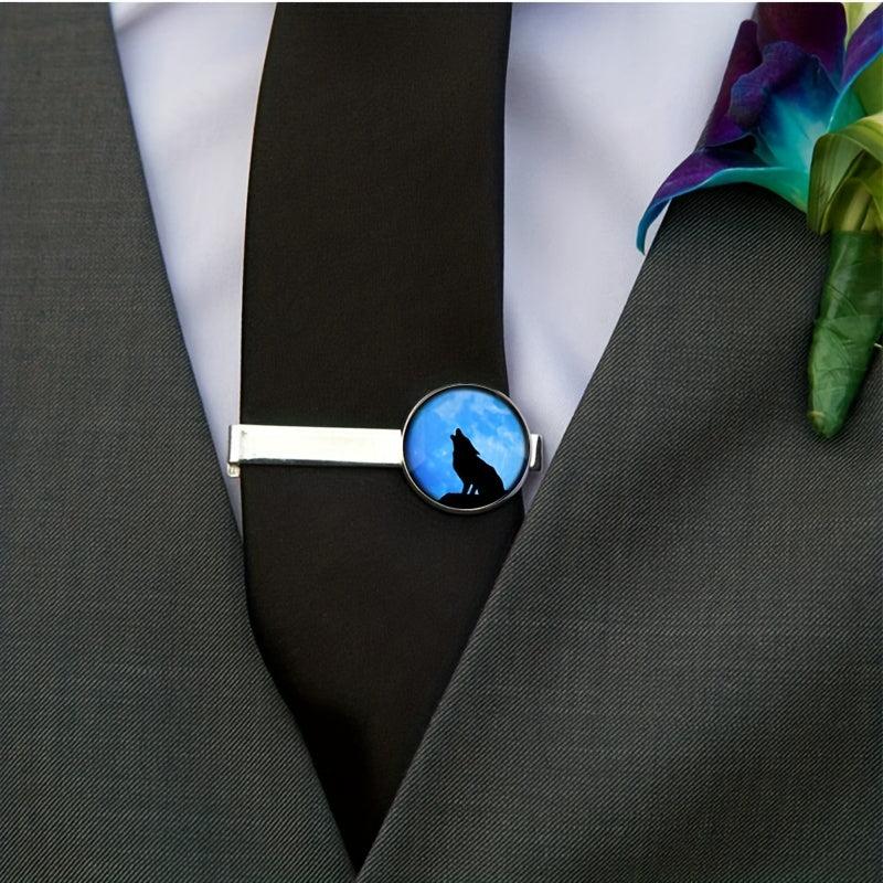 Wolf Totem Tie Clip For Social Events