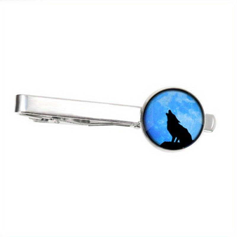 Wolf Totem Tie Clip For Social Events