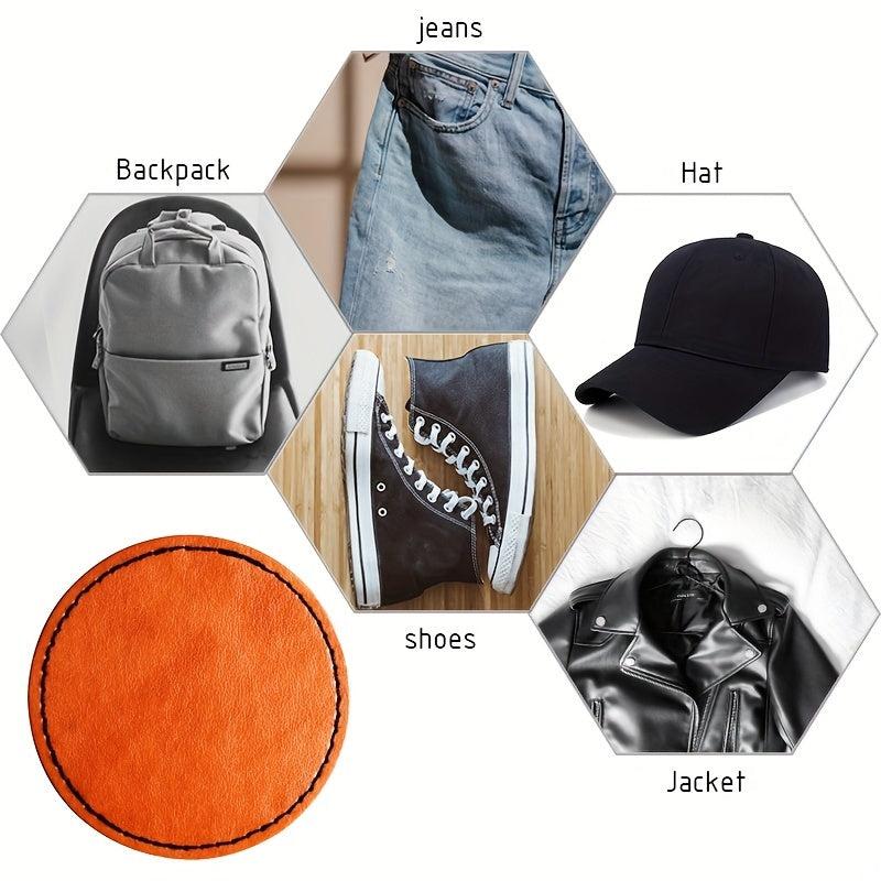 Leatherette Rectangular Patch for Hat T-Shirts DIY - Men