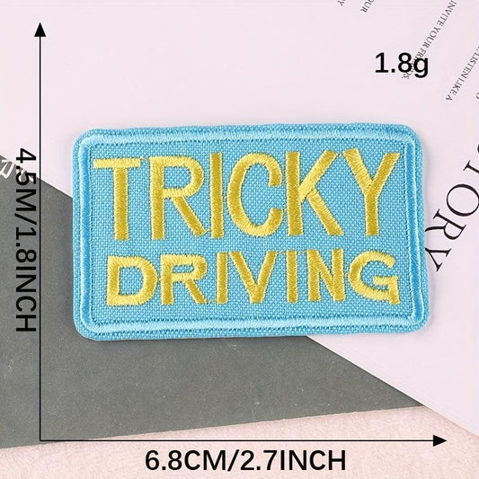 5pcs Embroidered Letter Square Mixed Patches Iron on Cloth Stickers For Girls