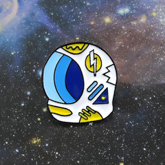 Creative Astronaut Helmet Brooch