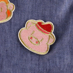 5pcs Animal Characters Embroidery Patches DIY Clothes Accessories