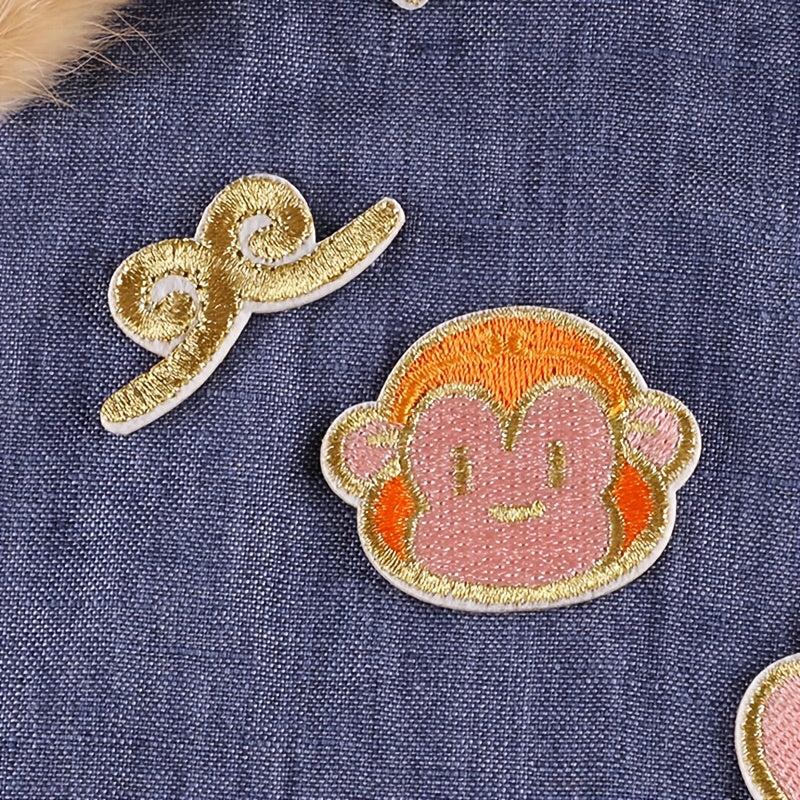 5pcs Animal Characters Embroidery Patches DIY Clothes Accessories