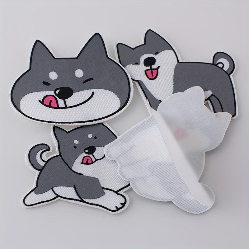 4pcs DIY 3D Printed Cat Stickers Children's Clothing Decoration