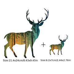 Animal Hot Sticker Patch DIY Vinyl Abstract Goat Pattern Patch
