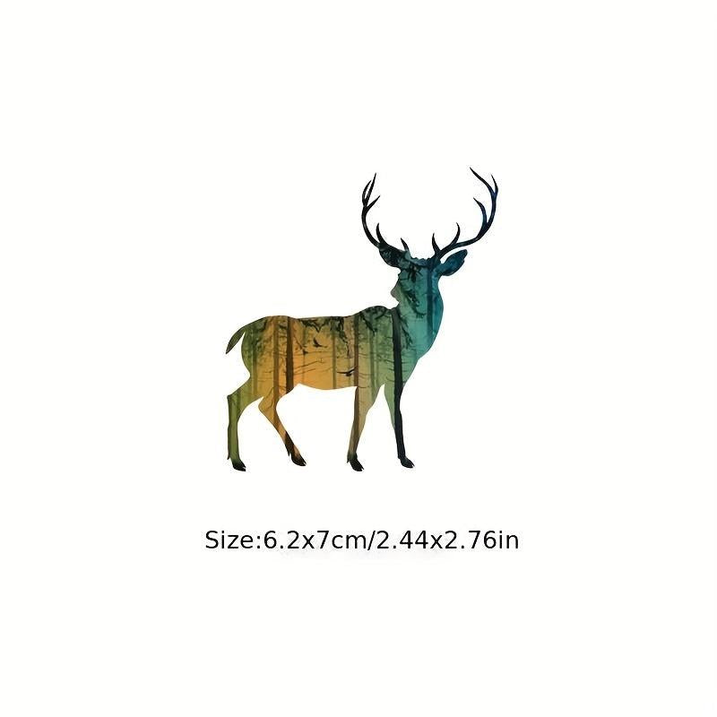 Animal Hot Sticker Patch DIY Vinyl Abstract Goat Pattern Patch