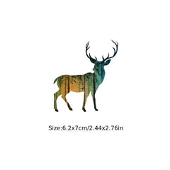 Animal Hot Sticker Patch DIY Vinyl Abstract Goat Pattern Patch