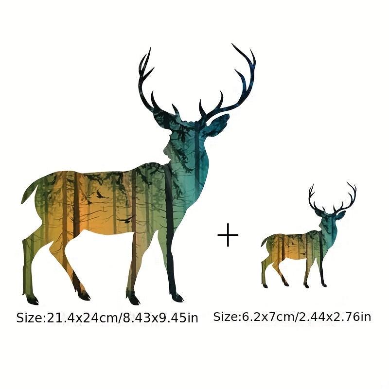 Animal Hot Sticker Patch DIY Vinyl Abstract Goat Pattern Patch
