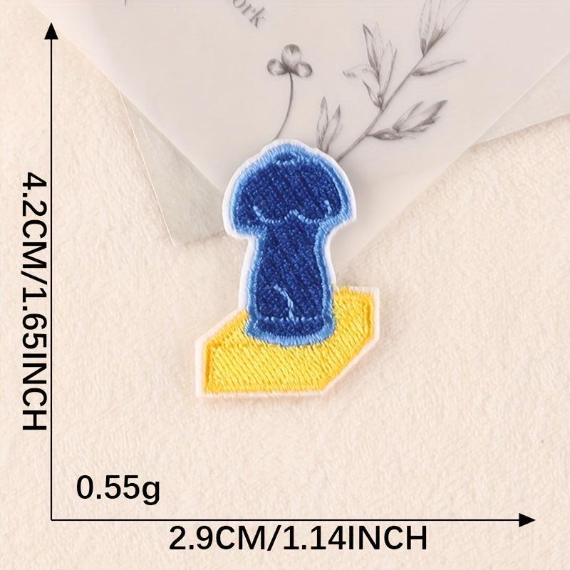 9pcs Teen Embroidery DIY Patch Decorative Accessories for Clothes Backpack