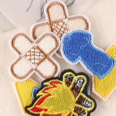9pcs Teen Embroidery DIY Patch Decorative Accessories for Clothes Backpack