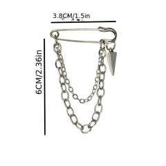 1pc Awl Suit Pin Brooch Accessories