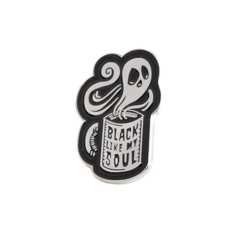 Ghost Devil Cup Brooch Punk Coffee Cup Cartoon Brooch Pin